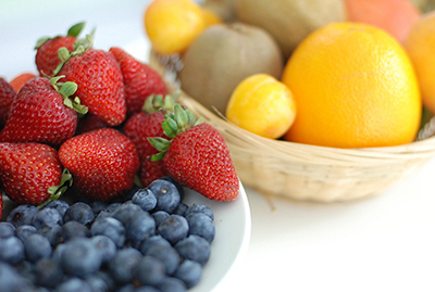 Two bowls of fruit ... WIC participating vendors